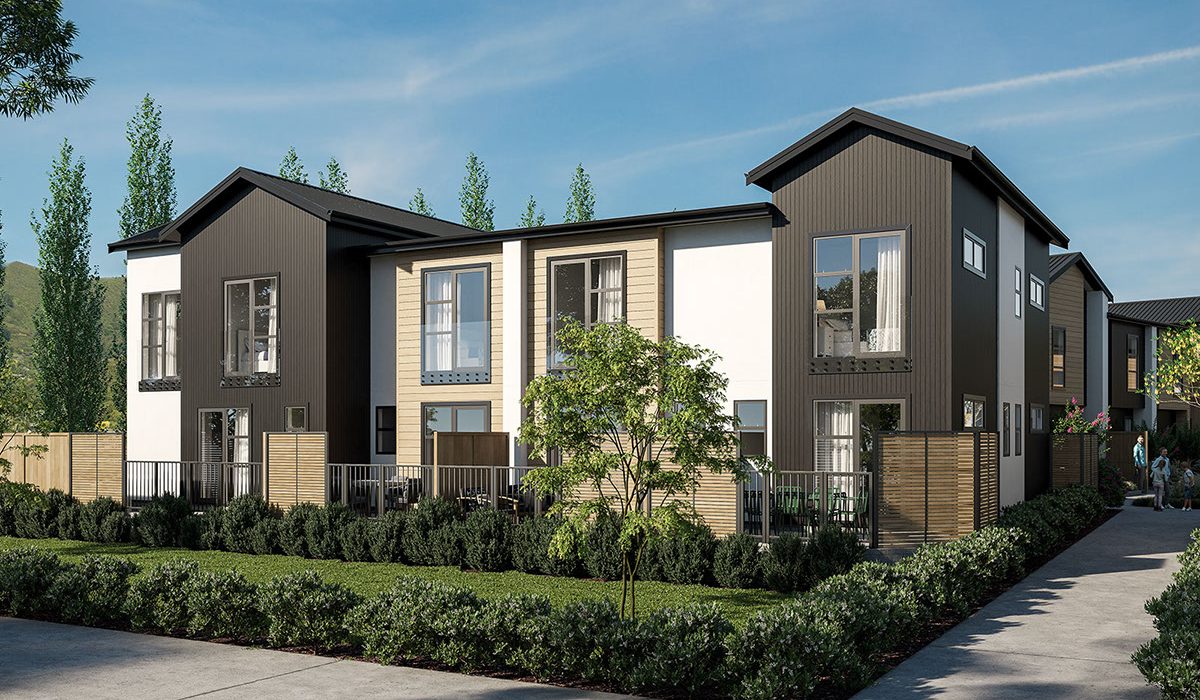 3D Rendering, Architectural visualisation, Exterior Townhouses Development